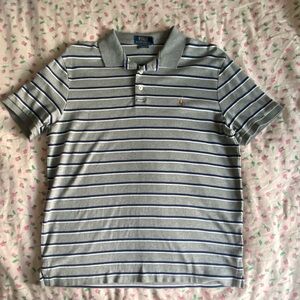 Vintage Polo Ralph Lauren blue and white stripes
